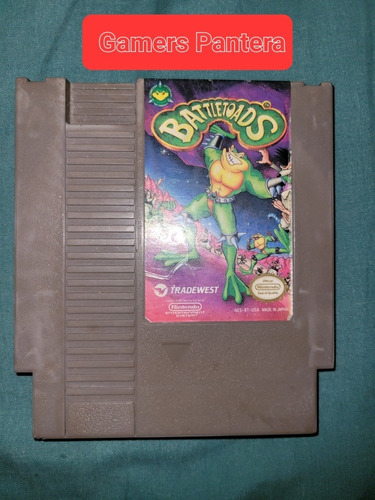 Carcasa Para Cartuchos Nes Battletoads (sin Juego)