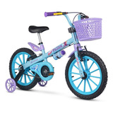 Bicicleta Infantil Nathor Aro 16 Meninas Frozen C/ Rodinhas