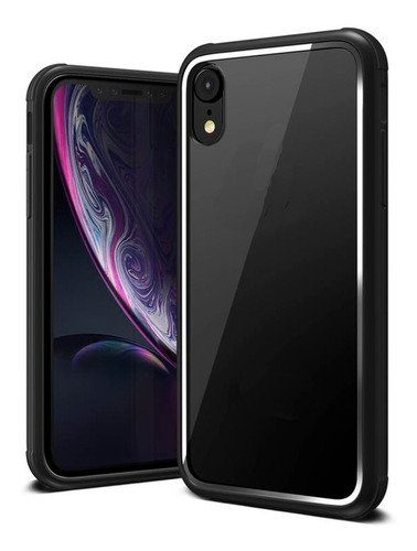 Funda Vrs Crystal Chrome Para iPhone XR Uso Rudo Black