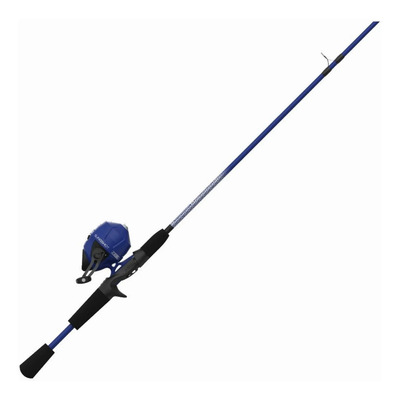 Combo Zebco Caña Y Reel Azul Slingshot Spincast Pesca | Meses sin interés