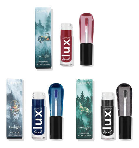 Colourpop Twlight Vampy Lips Lux Lip Oil Set