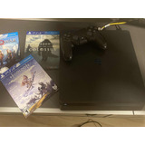 Playstation 4 Slim 1tb Em Excelente Estado Na Caixa Original