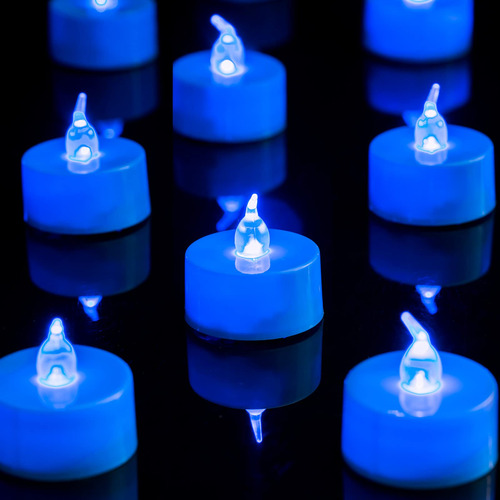 Lanker Juego De 24 Velas Flotantes De Luz Led  Velas Titila