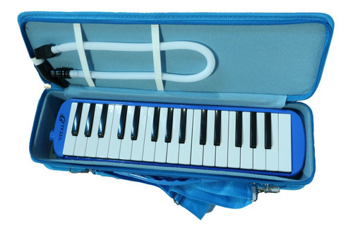 Melodica Azul 32 Teclas Con Estuche Vitale Qm32a4-blsl