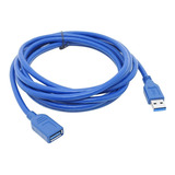 Cabo Extensor Usb Blindado 3 Metros Macho X Fêmea 