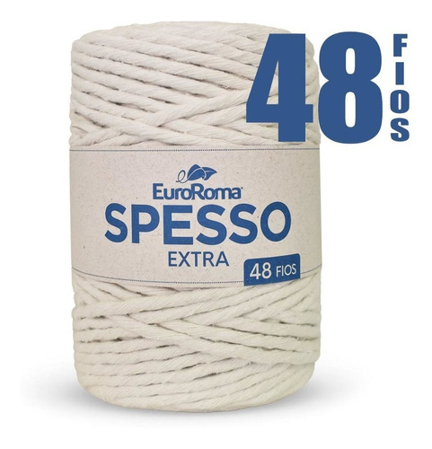 Barbante Spesso Maxi 48 Fios 1kg - Cru