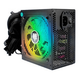 Fonte De Alimentação Maximus Atx 650w Pc Gamer Rgb 80 Plus