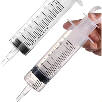 Paquete De 2 Jeringas Grandes,(100 Ml)