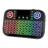 Mini Teclado Sem Fio Wirelles Key Board Iluminado Led Luz