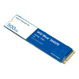 Ssd Wd Blue Sn570 500gb M.2 2280 Nvme 3500mb/s