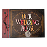 Our Wedding Book Adventure Book Boda - Letras Realzadas