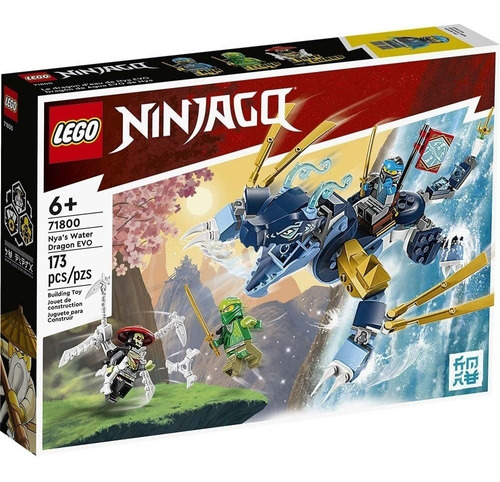 Lego Ninjago Dragón De Agua Evo De Nya 71800 173 Piezas