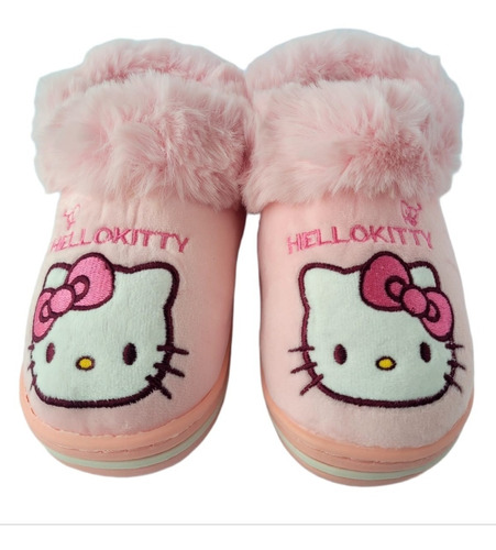 Babuchas Pantuflas Hello Kitty Rosada, Envio Rapido