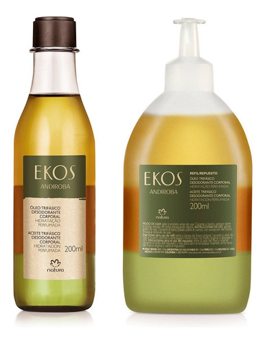 Óleo Trifásico Corporal Andiroba Ekos Natura + Refil Gratis