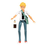 Muñeco Miraculous Fashion Doll Adrien Lucky Charms 10.5cm