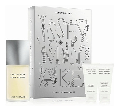 Issey Miyake L Eau D Issey Men Edt 125ml + Ash 50ml +sg 50ml