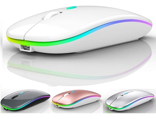 Mouse Bluetooth Inalámbrico 2.4g Silencioso Recargable 