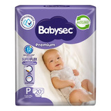 Pañales De Bebe Babysec Premium Talla Pequeña (p)