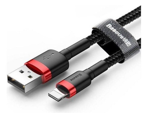 Cable Usb-aa Lightning iPhone Reforzado Carga Rápida 3metros