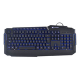 Teclado Gamer Vx Gaming Hercules Multimidia Led Vinik Usb Cor De Teclado Preto Idioma Português Brasil