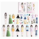 Magnetic Dress Up Paper Doll Magnet Juegos De Vestir Preten