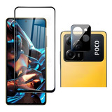Película Vidro 3d + Película Câmera P/ Xiaomi Poco X5 Pro 5g