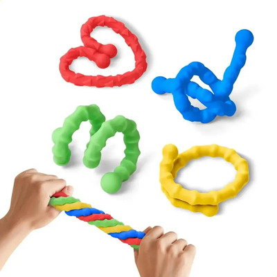 Paquete De 4 Palos Sensoriales Coloridos, Juguetes Sensorial