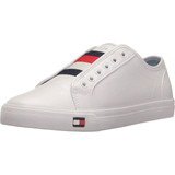 Tenis Tommy Hilfiger Original Blanco Con Elástico