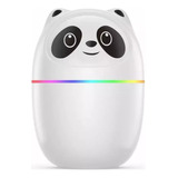 Humificador Panda Difusor Aceites Esenciales Lampara Noche Color Blanco