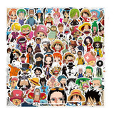 50 Stickers One Piece Anime Zoro Luffy Impermeable