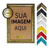 Quadro Personalizado Com Moldura Trabalhada A3 Decorativo 