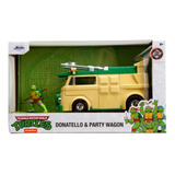 Tortugas Ninja Donatello Y Party Wagon Escala 1:24 Jada