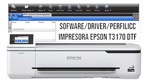 Software Epson T3170 Dtf 