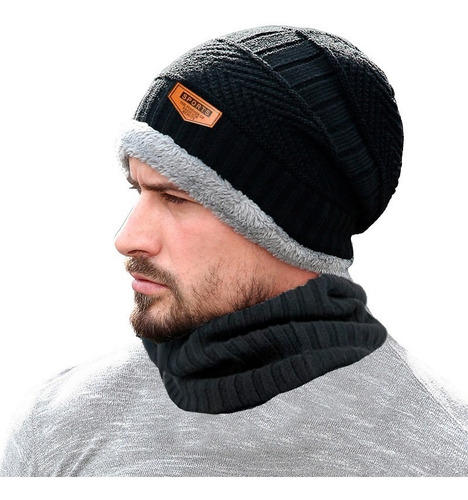 Touca De Lã Forrada Masculino Adulto Toca Gorro Toucas Frio