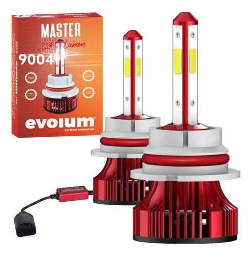 Focos Led Kit Automotriz 4 Caras Master Alta Baja 22000lm