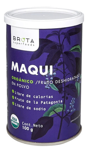 Maqui Deshidratado En Polvo 100g