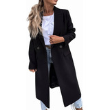 Abrigo Chaqueta Gabardina Dama Casual Formal Vestir Moda