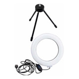 Aro De Luz Lampara Led Fotografía 16cm Gratis Trípode 15cm