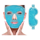 Znöcuetöd Mascarilla Faciales De Gel Reutilizable Frio/calor Tipo De Piel Azul