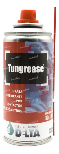 6 Aerosol Tungrease Limpia Contactos Grasa Delta 105g 180cm3