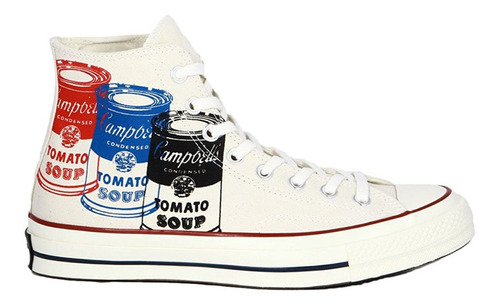 Converse 147121c Andy Warhol Tomato Soup Red Black Blue 