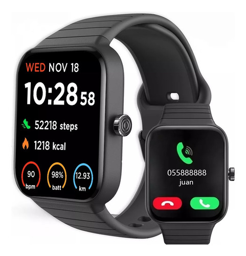 Reloj Inteligente 1.8 Smartwatch Llamadas Alexa Fitpolo W15