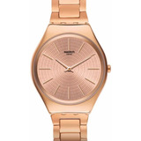 Reloj Swatch Goldtralize Mujer Syxg110g Color De La Malla Rose Color Del Bisel Rosé Color Del Fondo Rosé