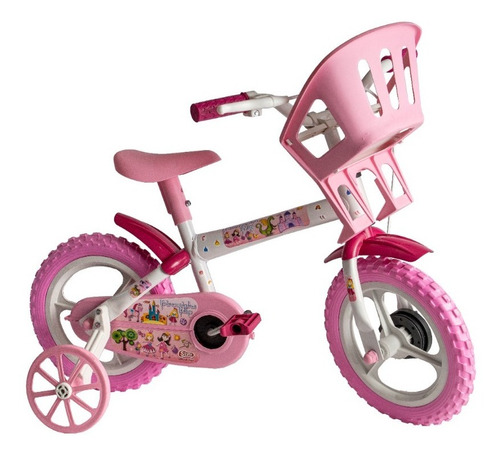 Bicicleta Infantil Princesinha Styll Aro 12 Henriquebabys