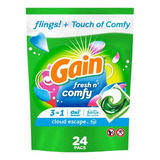 Paquetes De Detergente Para Ropa Gain Flings Fresh N' Comfy