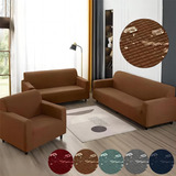 Protector Fundas Cubre Para Sala Ajustable Sillone Sofa 3 Pz