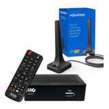 Kit Conversor Digital Prodt-1270 + Antena Dtv200 Aquário