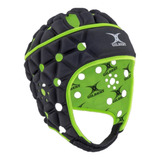 Casco De Rugby Gilbert Protección Air Black Negro 