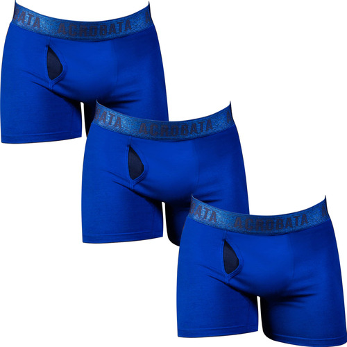 Pack X3 Boxer Acróbata 5048 De Algodón C/bragueta Combinado