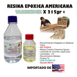 Resina Epoxica Americana Tarb X215gr Filtro Uv Ceramica Mdf 